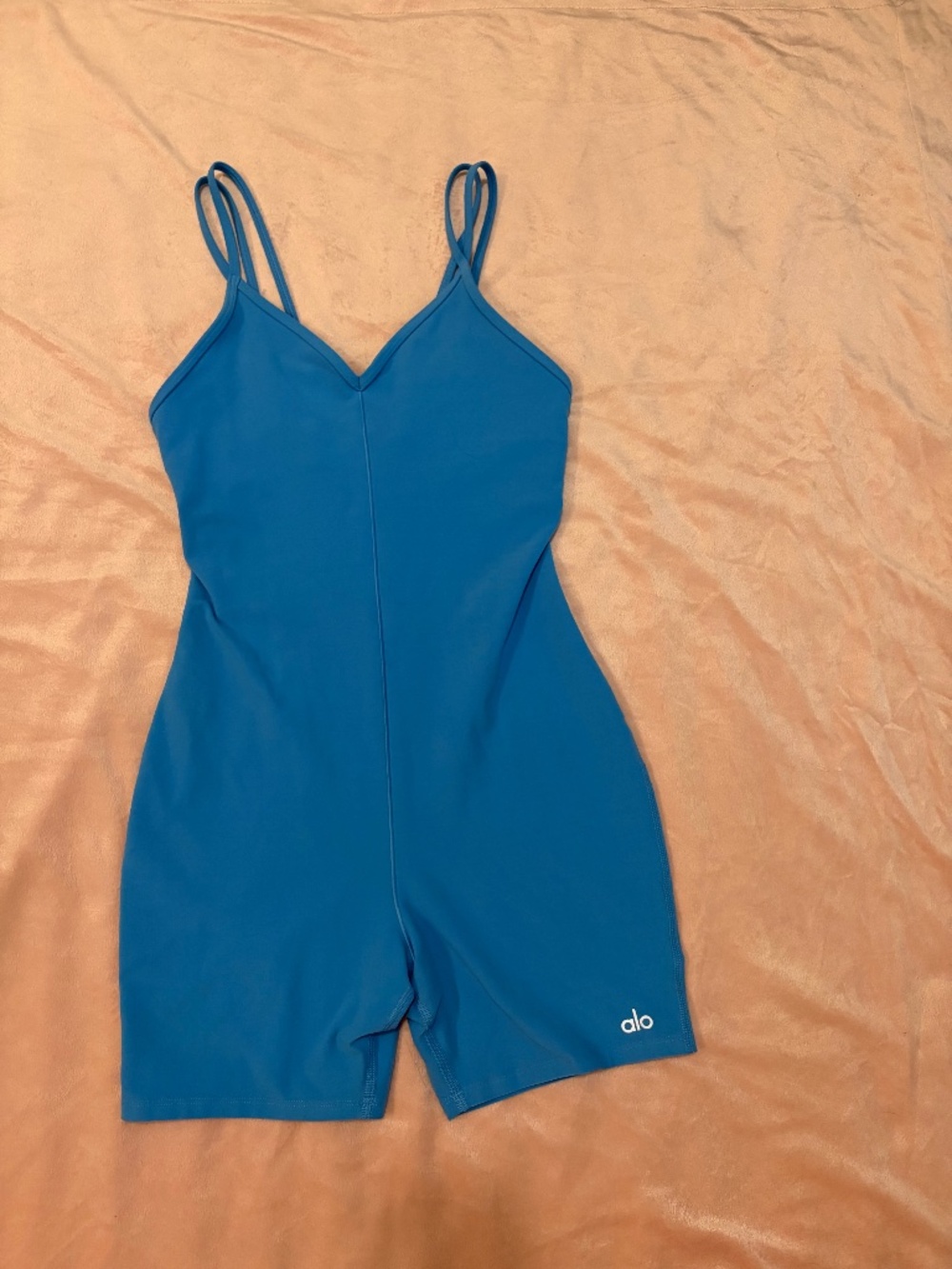 Alo Yoga Alosoft Suns Out Onesie Blue